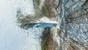 Biwak ekipy Mazury24 nad jeziorem Kruklin, styczeń 2024 r. - zdjęcie 27