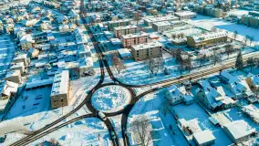 Mix zimowych ujęć z lotu ptaka, styczeń 2024 r. - zdjęcie 7