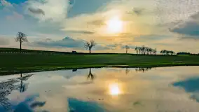 Przedwiośnie i mazurskie rozlewiska na polach i łąkach, luty 2024 r. - zdjęcie 24