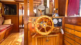 Melanie - replika parostatku, pływająca po Mazurach - zdjęcie 30