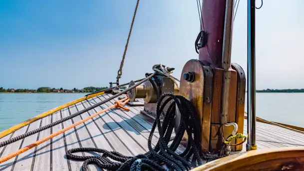 Melanie - replika parostatku, pływająca po Mazurach - zdjęcie 6