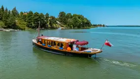 Melanie - replika parostatku, pływająca po Mazurach - zdjęcie 29