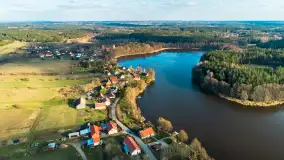 Przedwiośnie nad jeziorem Czarna Kuta, marzec 2024 r. - zdjęcie 1