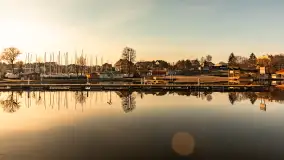 Porty w Wilkasach i jezioro Niegocin pod koniec lutego, 2024 r. - zdjęcie 28