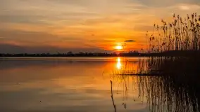 Zachód słońca nad jeziorem Tajty, marzec 2024 r. - zdjęcie 23
