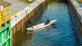 Śluzy Guzianka już gotowe do sezonu 2024, marzec 2024 r. - zdjęcie 17