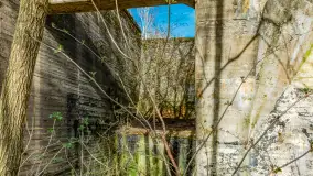 Śluza Leśniewo Górne na wiosennych ujęciach, marzec 2024 r. - zdjęcie 35