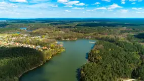 Ruciane-Nida, jezioro Nidzkie i OW Wodnik, wiosennie z drona - zdjęcie 21