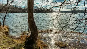 Jezioro Ublik Wielki i połączenie z Ublikiem Małym, marzec 2024 r. - zdjęcie 13