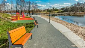 Wiosenny spacer nad jeziorem Wydmińskim, marzec 2024 r. - zdjęcie 27