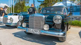 Zlot fanów Mercedesa, Giżycko, kwiecień 2024 r. - zdjęcie 9