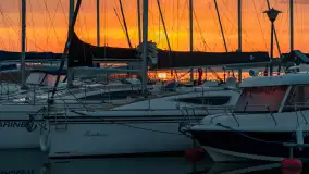 Wschód słońca w PTTK Wilkasy, jezioro Niegocin, maj 2024 r. - zdjęcie 20