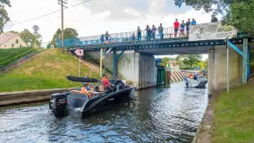 Śluza Guzianka I przed remontem, sierpień 2018 rok - zdjęcie 25