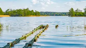 Plaża nad jeziorem Rydzówka pod koniec maja 2024 r. - zdjęcie 5