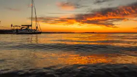 Zachód słońca w przystani Rajcocha, lipiec 2024 r. - zdjęcie 48