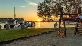 Zachód słońca nad jeziorem Święcajty, Ognisty Ptak, sierpień 2024 r. - zdjęcie 11