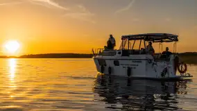 Zachód słońca nad jeziorem Święcajty, Ognisty Ptak, sierpień 2024 r. - zdjęcie 20