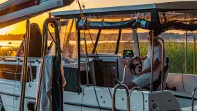 Zachód słońca nad jeziorem Święcajty, Ognisty Ptak, sierpień 2024 r. - zdjęcie 10