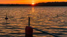 Sierpniowy zachód słońca nad jeziorem Bełdany 2024 - zdjęcie 13