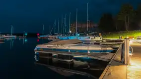 Przystań Nautica nocą, wrzesień 2024 r. - zdjęcie 1