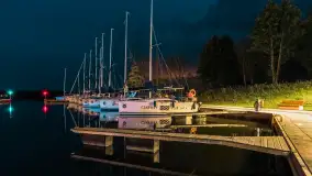 Przystań Nautica nocą, wrzesień 2024 r. - zdjęcie 24