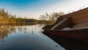 Wschód słońca nad jeziorem Iławki, październik 2024 r. - zdjęcie 9