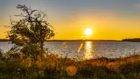 Sierpniowy zachód słońca, jezioro Kisajno i mazurska przyroda - zdjęcie 25