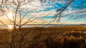 Słoneczny, późno jesienny dzień nad Niegocinem, grudzień 2024 r. - zdjęcie 14