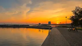 Zachód słońca nad jeziorem Mamry, wrzesień 2024 r. - zdjęcie 6