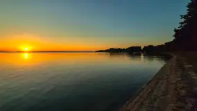 Zachód słońca nad jeziorem Dargin, Dziki Harsz, wrzesień 2024 r. - zdjęcie 17