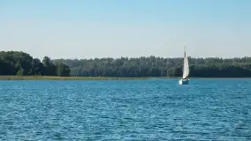 Początek września nad jeziorem Kisajno z wody - zdjęcie 24