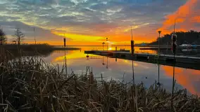 Wschód słońca PTTK Wilkasy, Niegocin, grudzień 2024 r. - zdjęcie 17