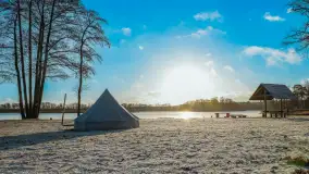 Zimowe mobilne biuro Mazury24, czyli Arek na biwaku, grudzień 2024 r. - zdjęcie 31