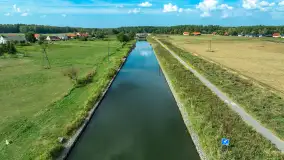 Kanał Jegliński z drona, wrzesień 2024 r. - zdjęcie 29