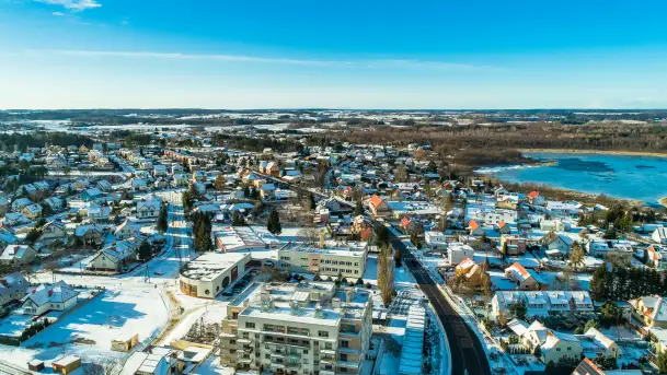 Wilkasy i jezioro Niegocin w zimowej aurze, styczeń 2025 r.
