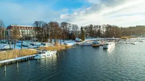 Zimowa zatoka Tracz na zdjęciach z lotu ptaka, styczeń 2025 r. - zdjęcie 17