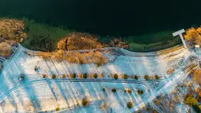 Wschód słońca nad jeziorem Święcajty w Kolonii Rybackiej - zdjęcie 10