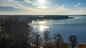 Popołudnie nad jeziorem Kisajno przy Pierkunowie, styczeń 2025 r. - zdjęcie 9