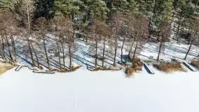 Zatoka Mrówki i jezioro Ryńkie w zimowej odsłonie, luty 2024 r. - zdjęcie 9