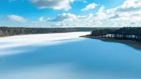 Zatoka Mrówki i jezioro Ryńkie w zimowej odsłonie, luty 2024 r. - zdjęcie 31