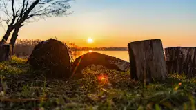 Zachód słońca nad jeziorem Tałty, luty 2025 r. - zdjęcie 25