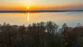 Zachód słońca nad jeziorem Tałty, luty 2025 r. - zdjęcie 24