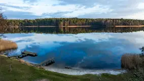 Pole namiotowe Flosek nad jeziorem Bełdany, luty 2025 r. - zdjęcie 15