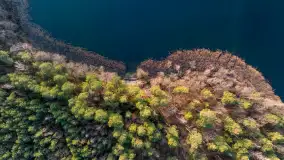 Pole namiotowe Flosek nad jeziorem Bełdany, luty 2025 r. - zdjęcie 11