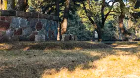 Cmentarz wojenny Jagerhohe zimą... ale bez śniegu, luty 2025 r. - zdjęcie 7