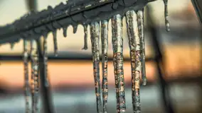 Zachód słońca nad jeziorem Kisajno, Piękna Góra, luty 2025 r. - zdjęcie 20