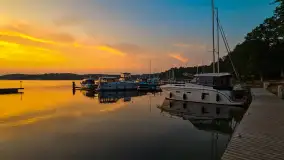 Wschody słońca w Łabędzim Ostrowiu nad jeziorem Kisajno - zdjęcie 5