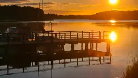 Wschody słońca w Łabędzim Ostrowiu nad jeziorem Kisajno - zdjęcie 10