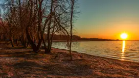 Zachód słońca nad Darginem, marzec 2025 r. - zdjęcie 12