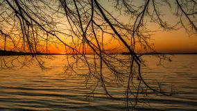 Zachód słońca nad Darginem, marzec 2025 r. - zdjęcie 9